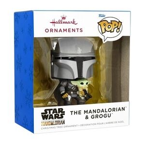 NEW Hallmark THE MANDALORIAN & GROGU - FUNKO POP! Fun Christmas Ornament